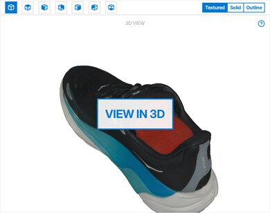 HOKA Arahi 8 3D Model Full Shoe