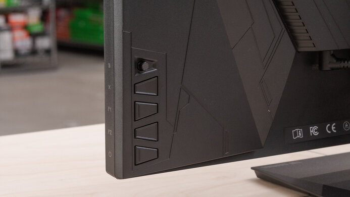 ASUS TUF Gaming VG258QM Controls Picture