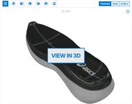 ASICS GLIDERIDE MAX 2 3D Model Internal