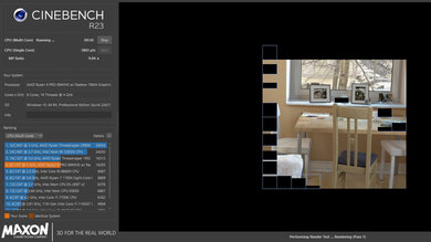 HP ZBook Power G11 A (2024) Cinebench R23 Photo
