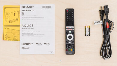 Sharp AQUOS XLED FV1  In The Box Picture