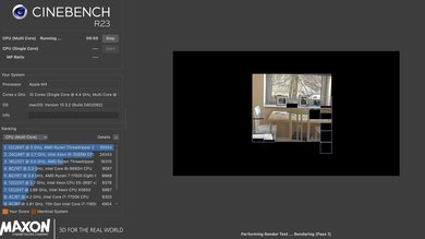 Apple MacBook Air 13 (M4, 2025) Cinebench R23 Photo