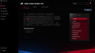 ASUS ROG Strix Scope TKL Software Picture