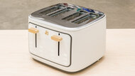 Beautiful 4-Slice Toaster with Touch-Activated Display Body Photo