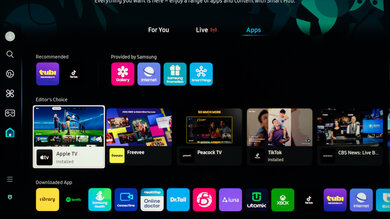 Samsung QN85D/QN85DD QLED Apps Picture