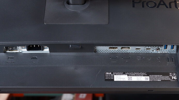 ASUS ProArt Display PA27JCV Inputs 1