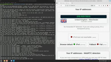 IPVanish Headless OpenVPN Connection Screenshot