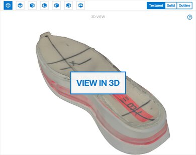 Li-Ning Red Hare 9 Ultra 3D Model Internal