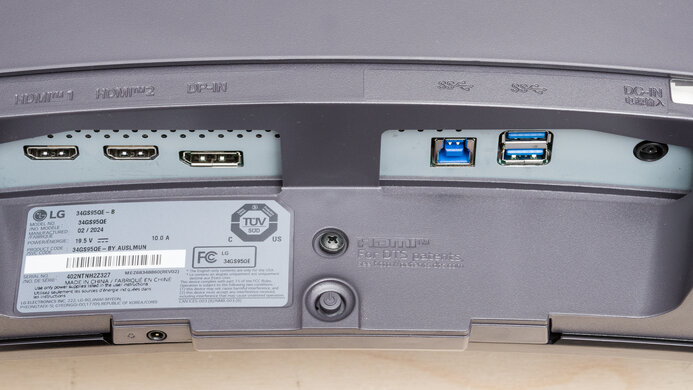LG 34GS95QE-B Inputs 1
