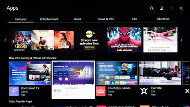 LG QNED85T Apps Picture