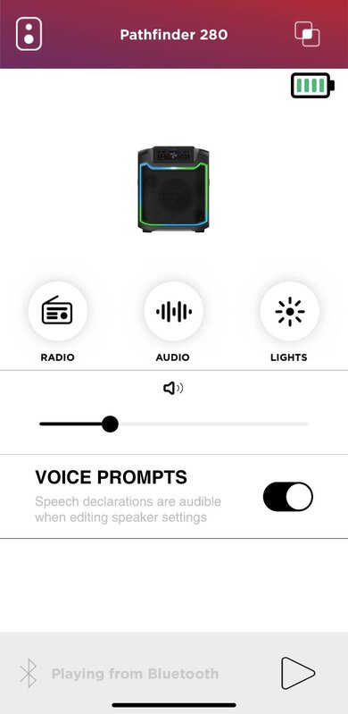 ION Pathfinder 280 App Picture