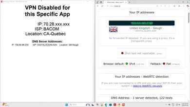 TunnelBear Free VPN Disabled For App Screenshot