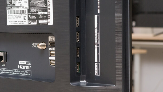 LG C1 48 OLED Inputs 1