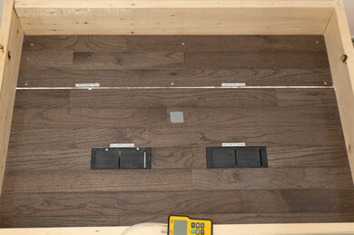 Black+Decker dustbuster AdvancedClean+ Pet Wood Cracks Post Test