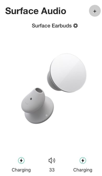 Microsoft Surface Earbuds Truly Wireless App Picture