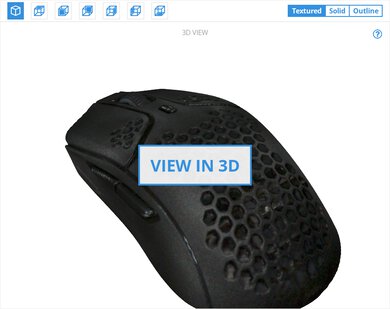 HyperX Pulsefire Haste Wireless 3D Model