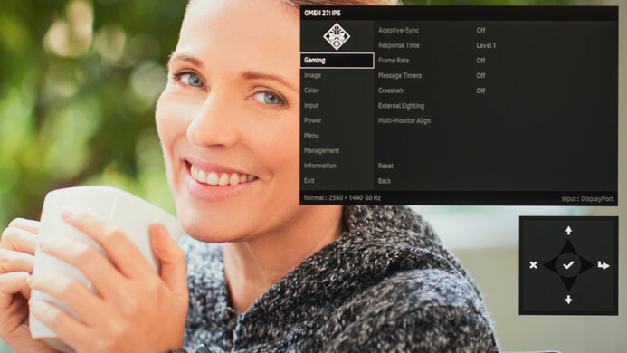 HP OMEN 27i OSD Picture
