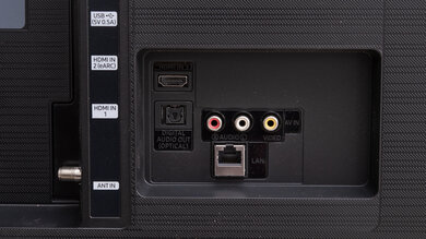 Samsung Q60/Q60T QLED Rear Inputs Picture