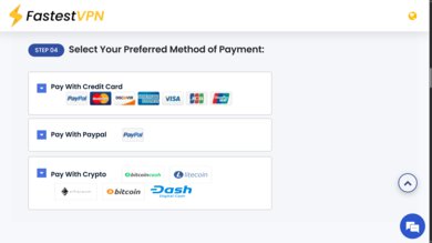 FastestVPN Payment Options