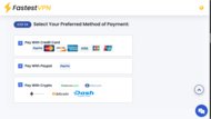 FastestVPN Payment Options