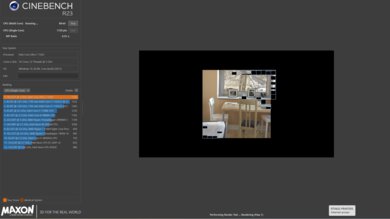 LG gram Pro 16 (2024) Cinebench R23 Photo