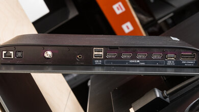Samsung S95D OLED Side Inputs Picture