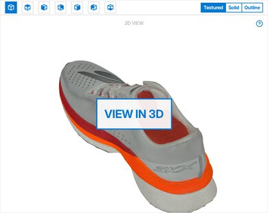 Skechers Aero Razor 3D Model Full Shoe