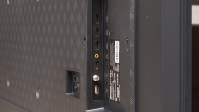 Hisense U6GR Side Inputs Picture
