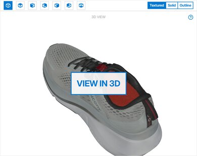 Saucony Guide 18 3D Model Full Shoe