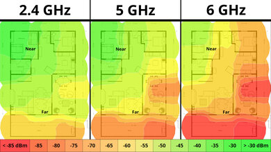 TP-Link Archer BE550 Wi-Fi Coverage Map