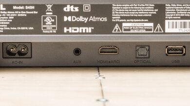 TCL S45H Physical Connections Bar Photo 1