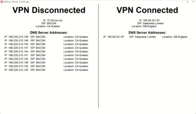 MEGA VPN IPLEAK.net Screenshot