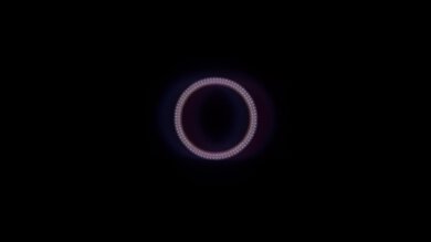 LG C5 OLED Ring Light Picture