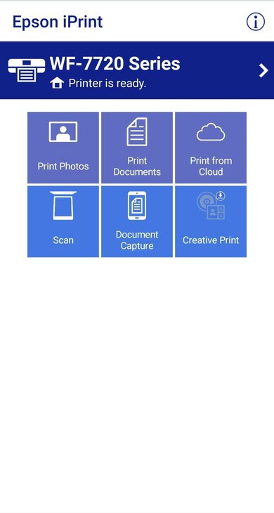 Epson WorkForce WF-7720 App Printscreen
