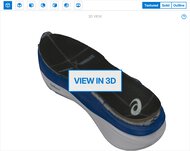 ASICS GEL-KAYANO 33 3D Model Internal