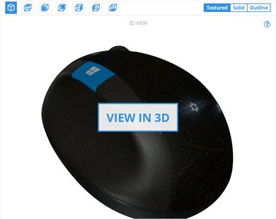 Microsoft Sculpt Ergonomic Mouse 3D Model