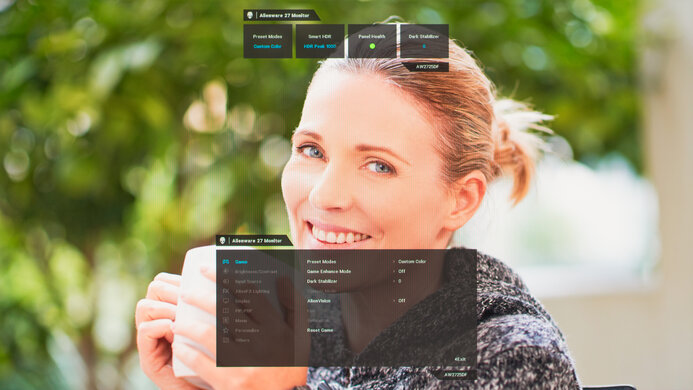Dell Alienware AW2725DF OSD Picture