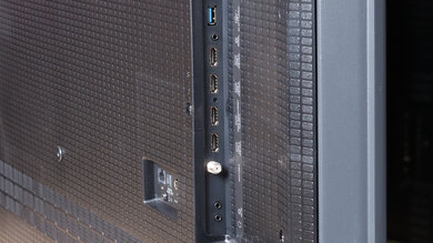 Hisense U75QG Side Inputs Picture