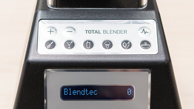 Blendtec Total Blender Classic Control Panel