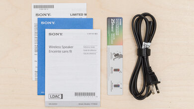 Sony SRS-XV500 In The Box Photo