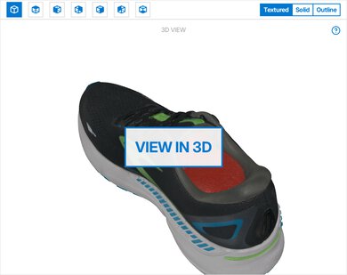 Brooks Adrenaline GTS 23 3D Model Full Shoe