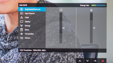 Dell U2415 OSD picture
