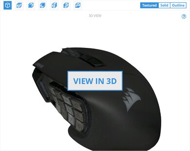 Corsair SCIMITAR RGB ELITE 3D Model