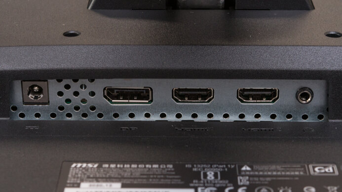 MSI Optix G27CQ4 Inputs 1