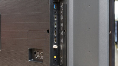 Hisense U7N [U7, U75N] Side Inputs Picture