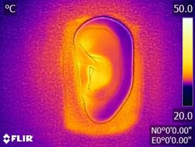 Koss KSC75 Breathability After Picture