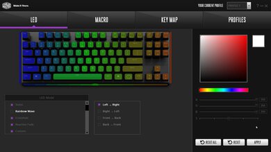 Cooler Master MK730 Software Picture