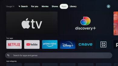 Hisense U6/U6H Apps Picture