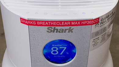 Shark BreatheClear MAX HP365CO Main Controls