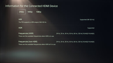 Hisense QD7N [QD7, QD75N] QLED PS5 Screenshot